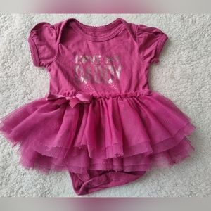 0-3 month "Love My Daddy" Dress